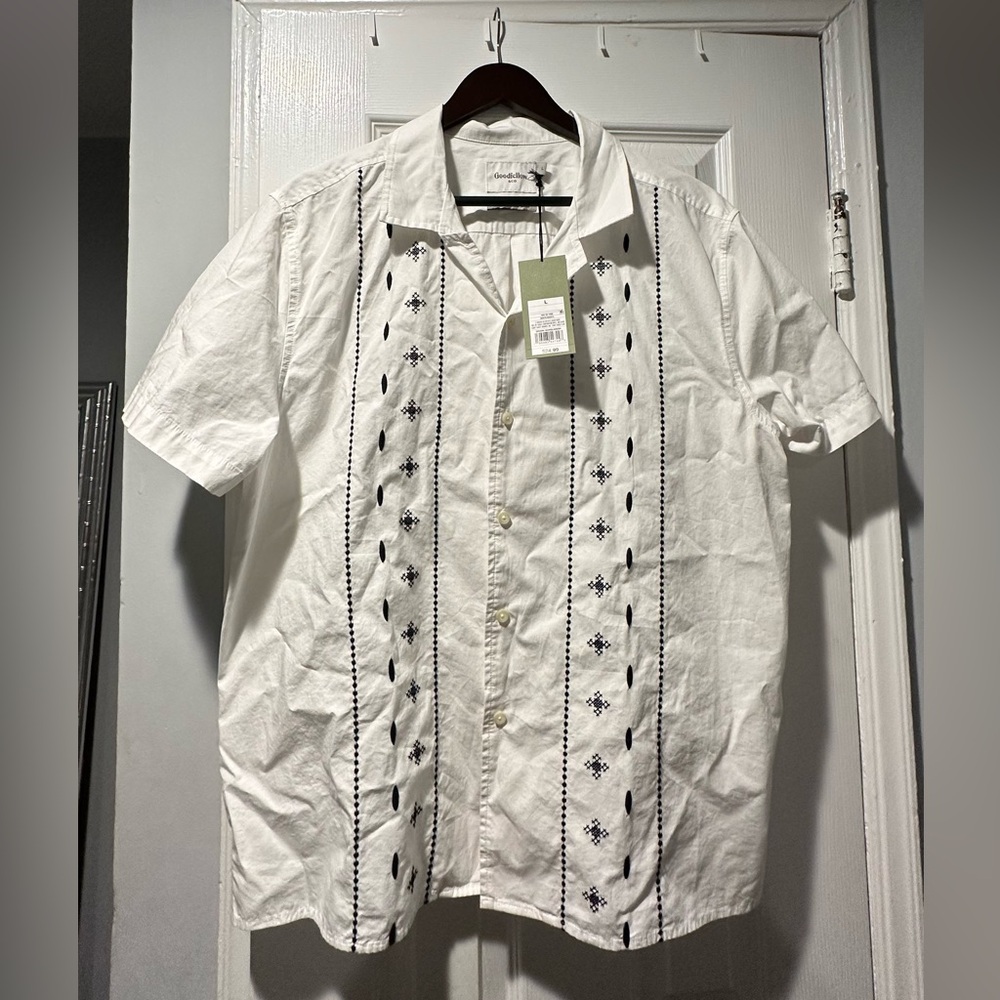 Men’s Large button up Goodfellow NWT